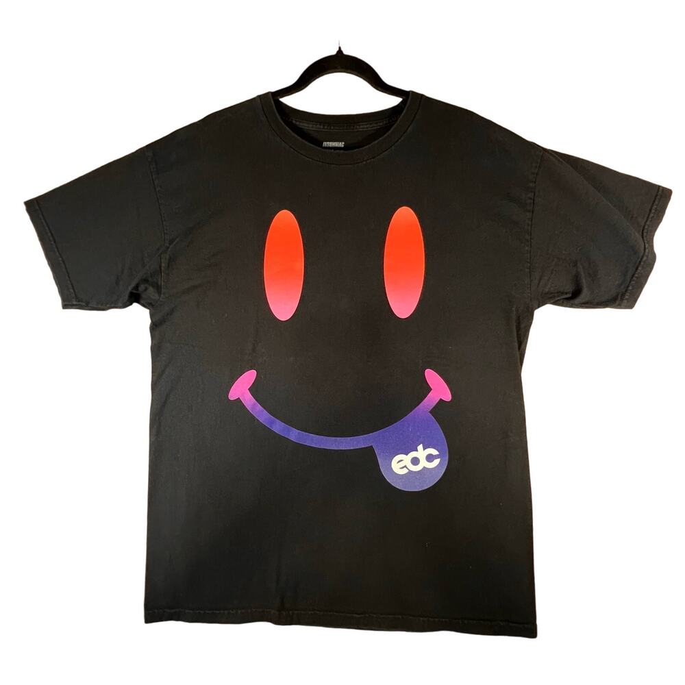 Insomiacs, Men's EDC Electric Daisy Carnival EDM T-Shirt, Black, Size Large